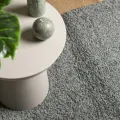 Tapis shaggy à poils longs moderne vert 160x230 cm