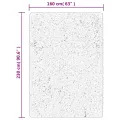 Tapis shaggy à poils longs moderne vert 160x230 cm