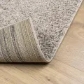 Tapis shaggy à poils longs moderne beige 100x200 cm