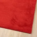 Tapis OVIEDO à poils courts rouge 80x250 cm