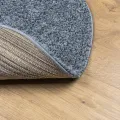 Tapis shaggy à poils longs moderne bleu Ø 160 cm