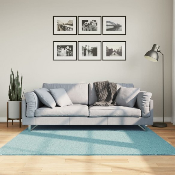 Tapis OVIEDO à poils courts vert 160x160 cm