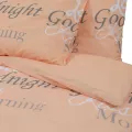 Ensemble de housse de couette rose 220x240 cm Coton