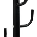 Porte-manteau noir 183 cm fer enduit de poudre