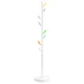 Porte-manteau blanc 172 cm fer enduit de poudre