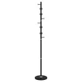 Porte-manteau noir 176 cm fer enduit de poudre