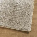 Tapis ISTAN à poils longs aspect brillant beige 80x150 cm
