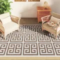 Tapis intérieur extérieur à poils courts 160x230cm antidérapant