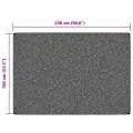 Tapis intérieur extérieur à poils courts 160x230cm antidérapant
