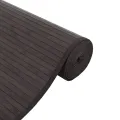 Tapis carré marron foncé 100x100 cm bambou