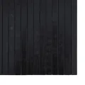 Tapis rectangulaire noir 70x400 cm bambou