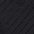Tapis rectangulaire noir 70x400 cm bambou