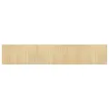 Tapis rectangulaire naturel clair 60x300 cm bambou
