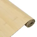 Tapis rectangulaire naturel clair 60x300 cm bambou