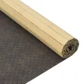 Tapis rectangulaire naturel clair 60x300 cm bambou