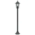 Lampe de jardin à piquet 6 pcs E27 110 cm Aluminium Vert foncé