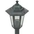 Lampe de jardin à piquet 6 pcs E27 110 cm Aluminium Vert foncé