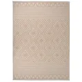 Tapis à tissage plat d'extérieur 200x280 cm Rayures brunes