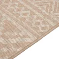 Tapis à tissage plat d'extérieur 200x280 cm Rayures brunes