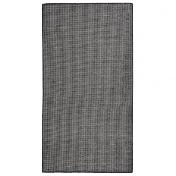 Tapis à tissage plat d'extérieur 80x150 cm Gris