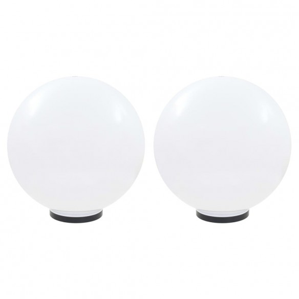 Lampes à LED sous forme de boule 2 pcs Sphérique 50 cm PMMA