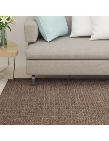 Tapis Sisal naturel 80x250 cm Marron