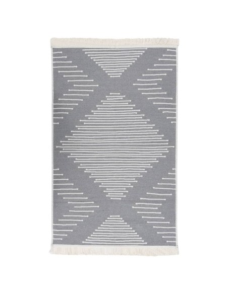 Tapis Gris foncé 120x180 cm Coton