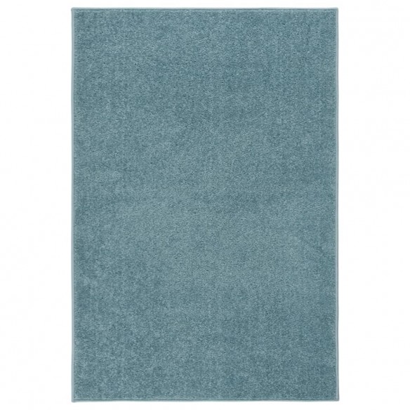 Tapis à poils courts 200x290 cm Bleu