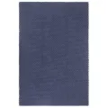 Tapis rectangulaire Bleu marine 160x230 cm Coton