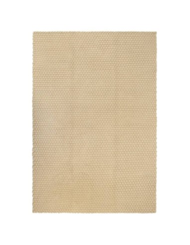 Tapis rectangulaire Naturel 160x230 cm Coton