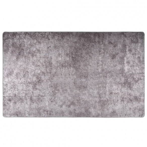 Tapis lavable gris 120x170 cm antidérapant