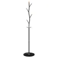 Porte-manteau noir 177 cm fer enduit de poudre