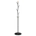 Porte-manteau noir 177 cm fer enduit de poudre