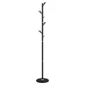 Porte-manteau noir 175 cm fer enduit de poudre