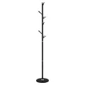 Porte-manteau noir 175 cm fer enduit de poudre
