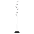 Porte-manteau noir 175 cm fer enduit de poudre