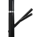 Porte-manteau noir 175 cm fer enduit de poudre