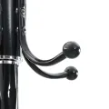Porte-manteau avec porte-parapluie noir fer enduit de poudre