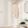 Porte-manteau blanc 177 cm fer enduit de poudre