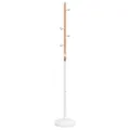 Porte-manteau blanc 177 cm fer enduit de poudre