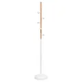 Porte-manteau blanc 177 cm fer enduit de poudre