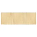 Tapis rectangulaire naturel clair 100x300 cm bambou