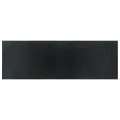 Tapis rectangulaire gris 100x300 cm bambou