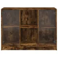 Buffet chêne fumé 102x37x75,5 cm bois d'ingénierie