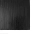 Tapis rectangulaire noir 80x500 cm bambou