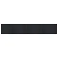 Tapis rectangulaire noir 70x400 cm bambou