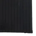 Tapis rectangulaire noir 70x400 cm bambou