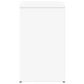 Tables d'appoint 2 pcs blanc 50x30x50 cm bois d’ingénierie