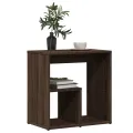 Tables d'appoint 2 pcs chêne marron 50x30x50 cm bois ingénierie