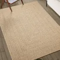Tapis ZIZUR 80x250 cm aspect de jute intérieur et extérieur